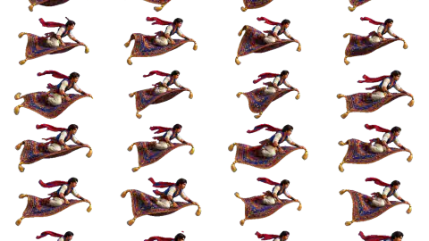 Magic Carpet race-theme artwork