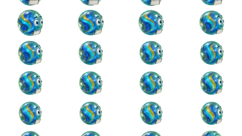 Marble race-theme artwork