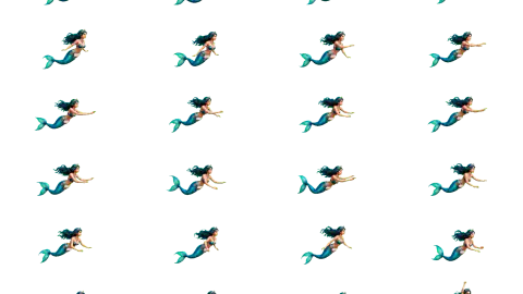 Mermaid race-theme artwork