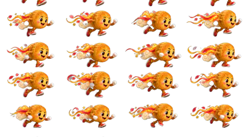 Mid Autumn Mooncake race-theme artwork