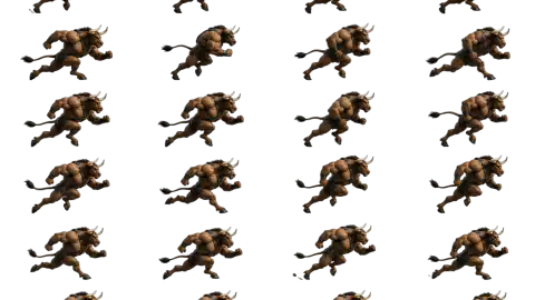 Minotaur race-theme artwork