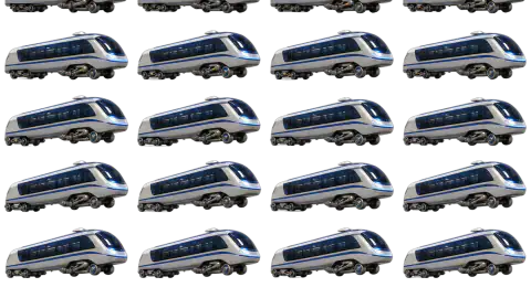 Monorail race-theme artwork