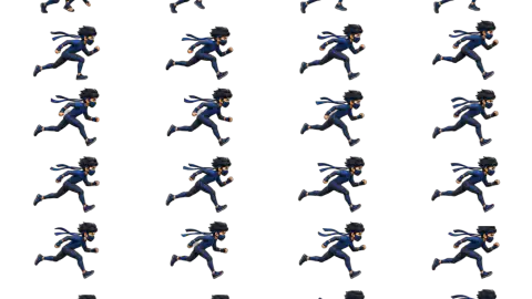 Ninja race-theme artwork