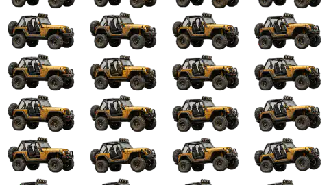 Off Road Jeep race-theme artwork