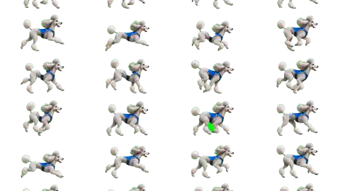 Poodle race-theme artwork
