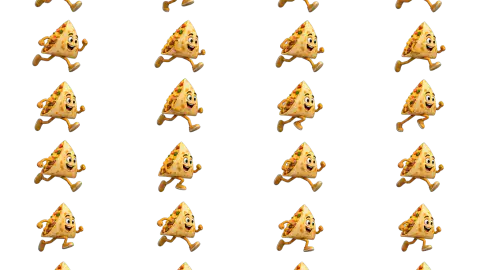 Quesadilla race-theme artwork