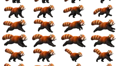 Red Panda race-theme artwork