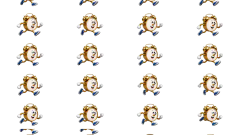 Retirement Clock race-theme artwork