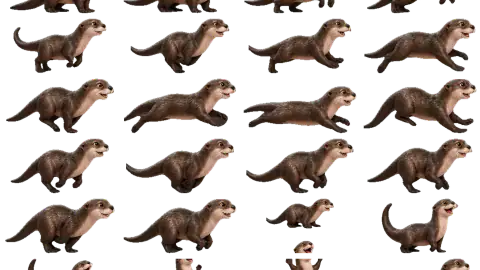 River Otter race-theme artwork
