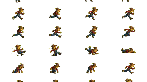 Scarecrow race-theme artwork