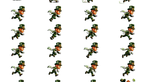 Shamrock race-theme artwork