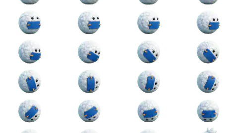 Snowball race-theme artwork