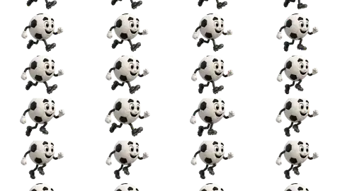 Soccer Ball race-theme artwork