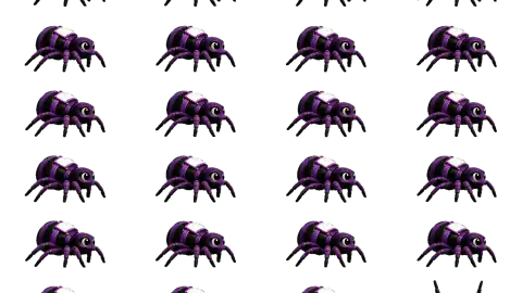 Spider race-theme artwork