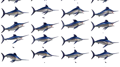 Swordfish race-theme artwork