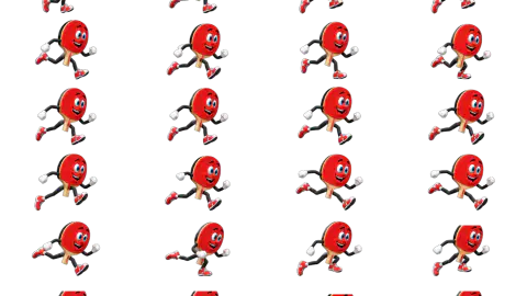 Table Tennis Paddle race-theme artwork