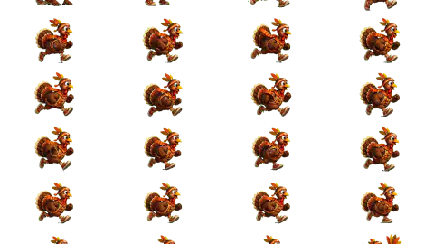 Turkey race-theme artwork
