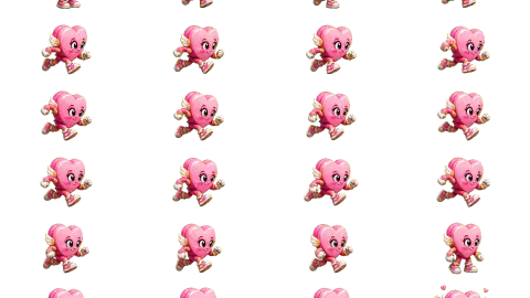 Valentine Candy race-theme artwork