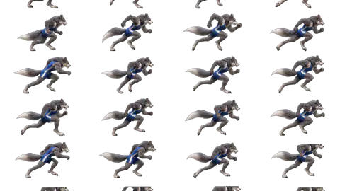Werewolf race-theme artwork